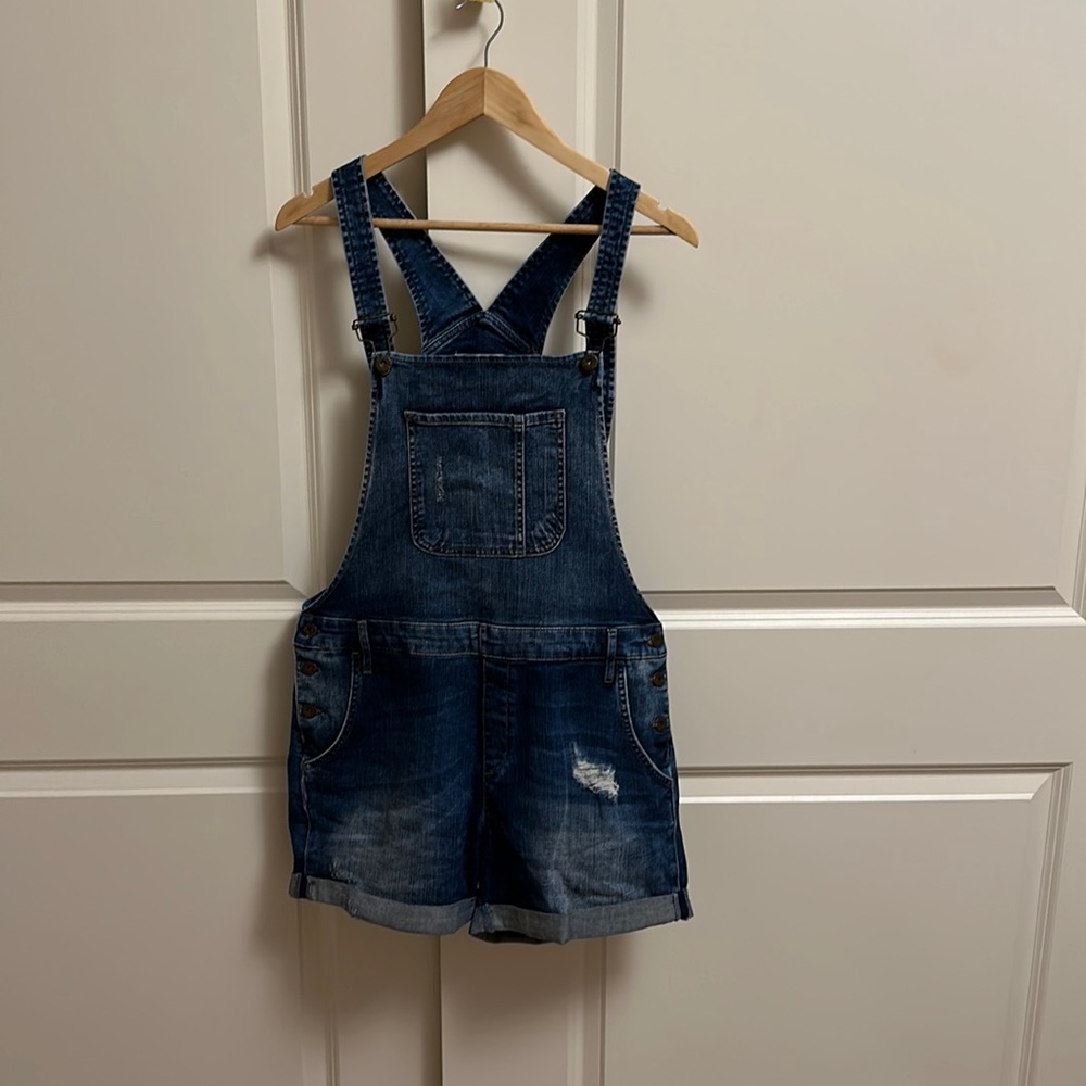 Mavi Jean Short Overalls Size L